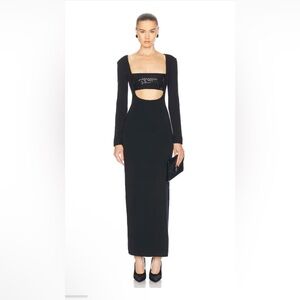 Retrofete Raelle Embellished Knit Long Sleeve Dress